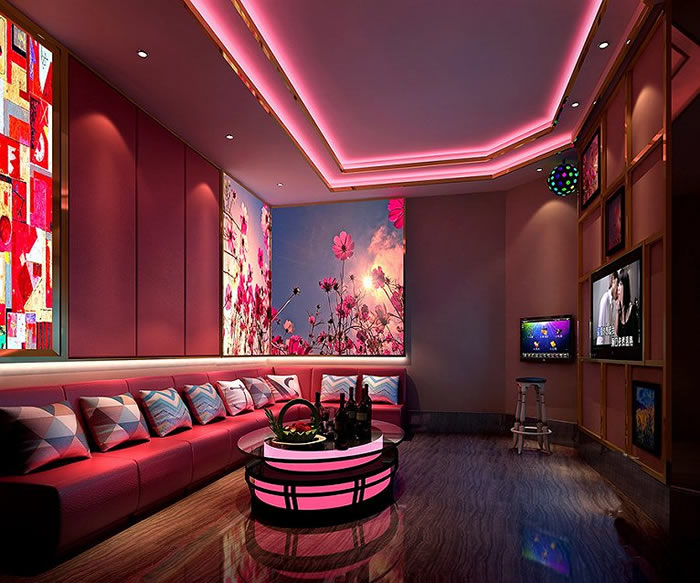 成都量販式KTV裝修設計效果圖