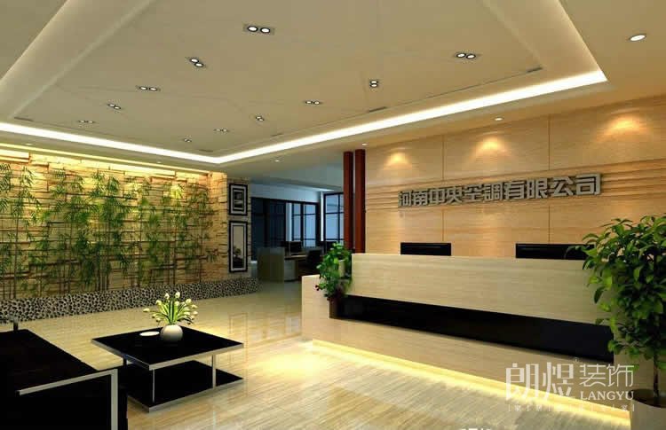 前臺背景墻設計2