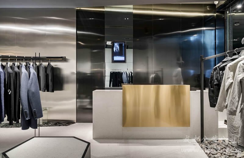 男裝店鋪收銀臺(tái)設(shè)計(jì)