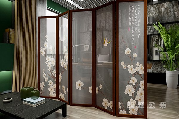 辦公室屏風隔斷效果圖