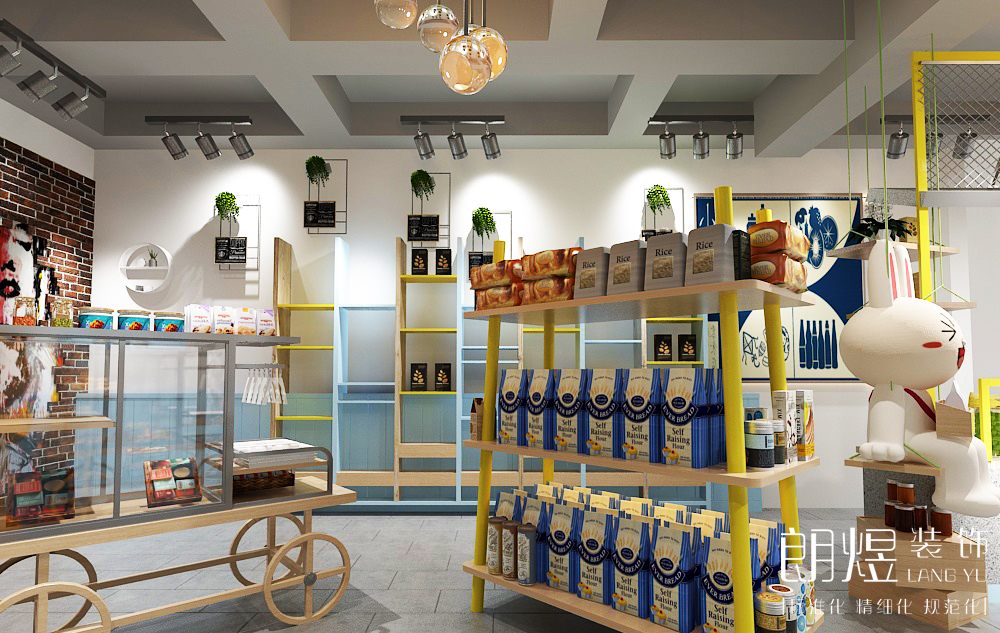 便利店創(chuàng)意貨架設(shè)計(jì)效果圖