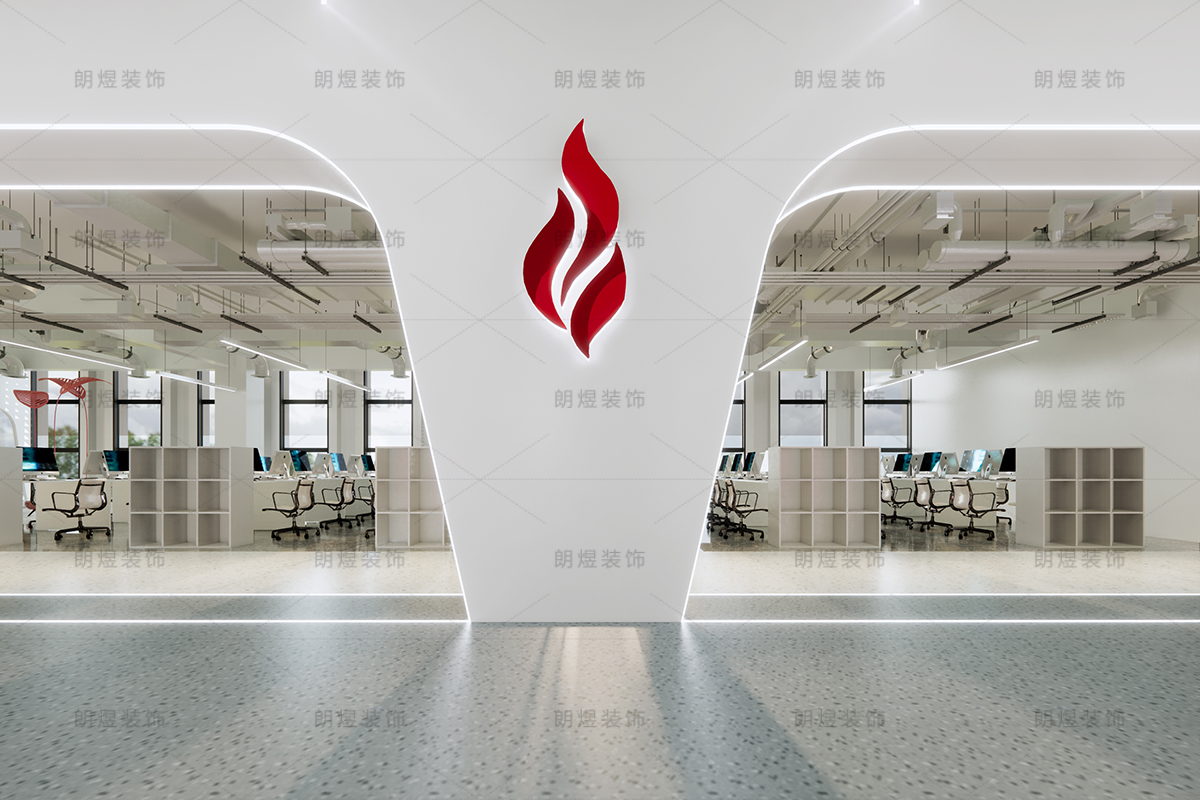 四川溉亞科技公司成都辦公室裝修設計效果圖