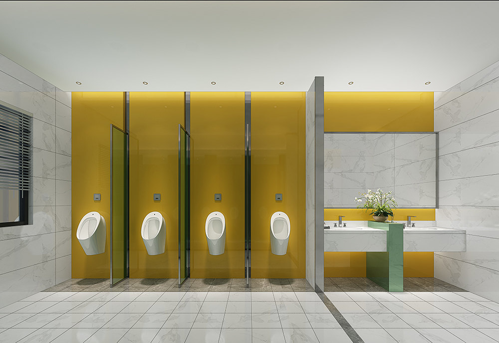 寫字辦公樓洗手間裝修設計效果圖