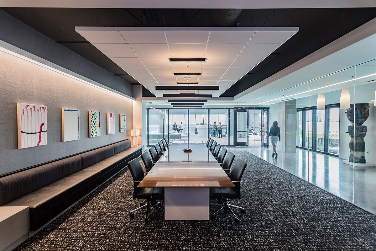 1000平寫字間辦公室裝修設計圖