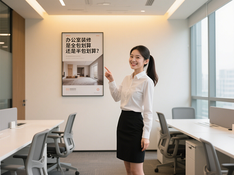 辦公室裝修是全包劃算還是半包劃算？