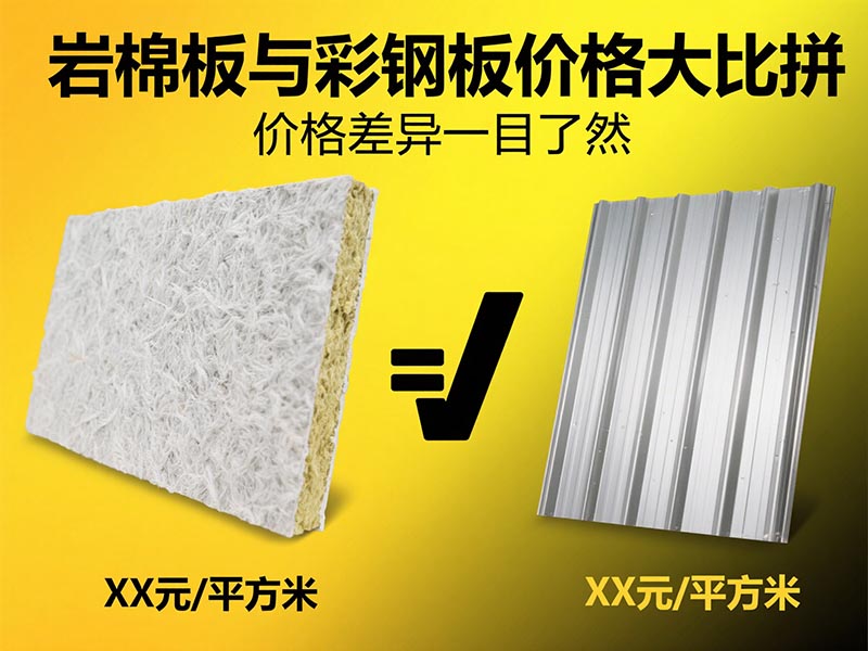 巖棉板和彩鋼板價(jià)格對(duì)比