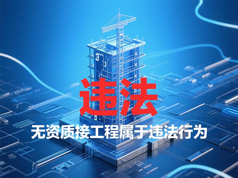 無資質接工程屬于 “違法行為”