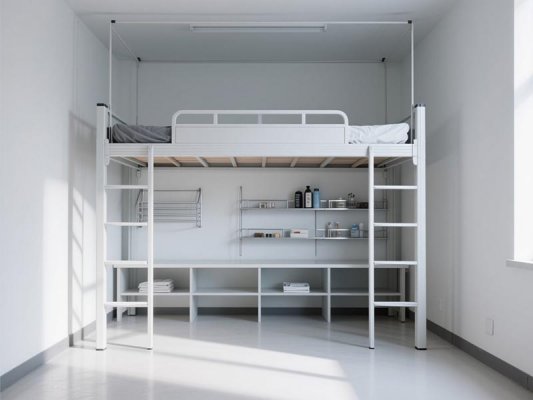 工廠寢室怎么裝修更實用？這 5 個設計技巧，讓 20㎡空間多出 1 間房！